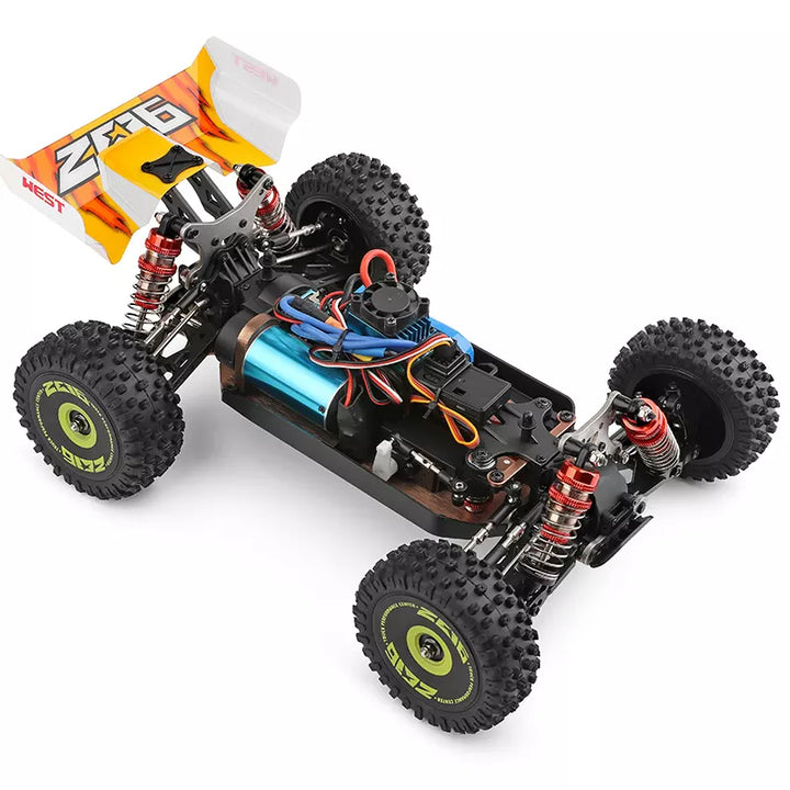 Wltoys 144010 1:14 2.4G 4WD High Speed Racing Brushless RC Car Vehicle Models 75km/H - QYBE