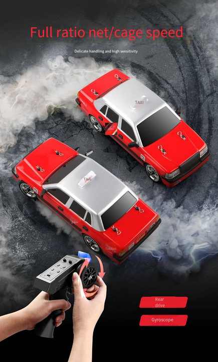 MNRC MN38 Taxi 1:16 RTR 2.4G RWD Drift RC Car w/ GYRO and LED Lights