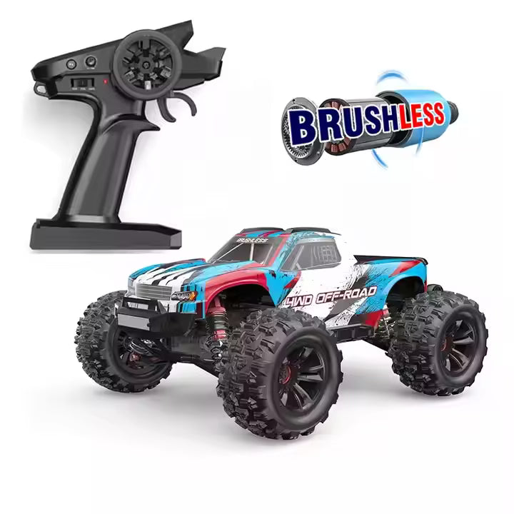 MJX Hyper Go 16208 1:16 4WD Off-Road Brushless RC Monster Truck - QYBE