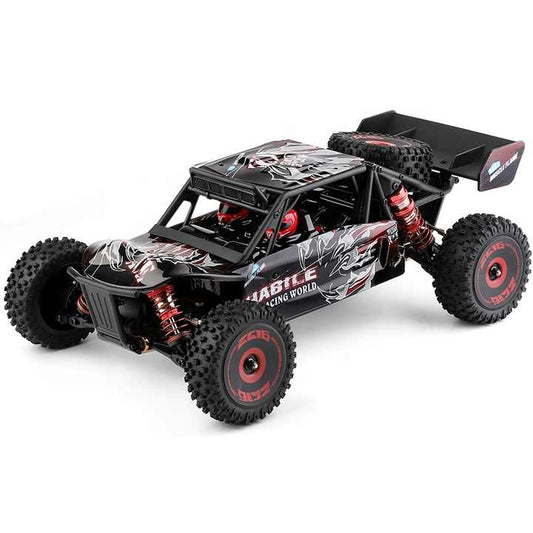 Wltoys 124016 V2 1:12 4WD 2.4G RC Car Brushless Desert Truck Off-Road Vehicle Models High Speed 75km/H Metal Chassis - QYBE