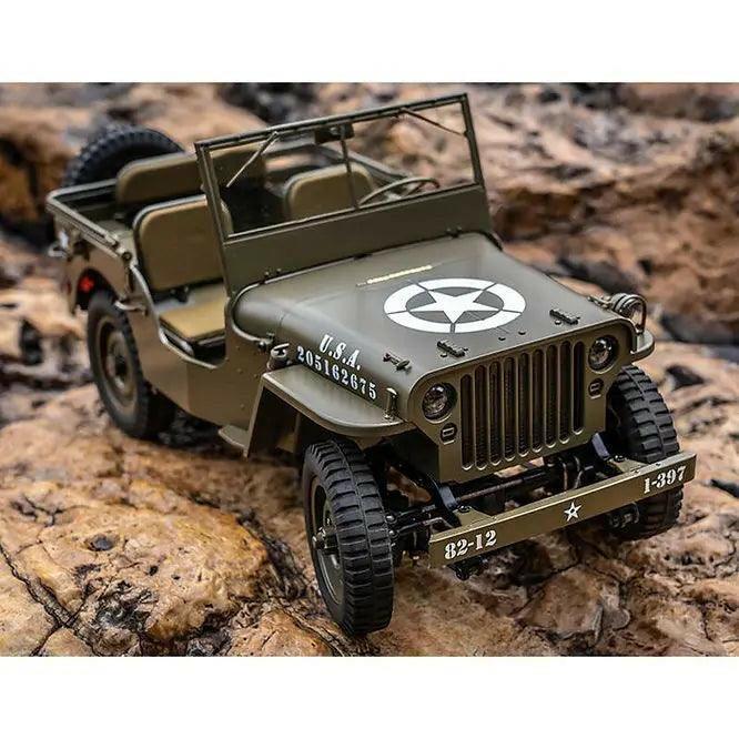 ROCHOBBY 1:12 1941 MB Scaler RTR Green(Willy's Jeep) RC
